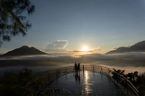 Couple Watching Sunrise Together