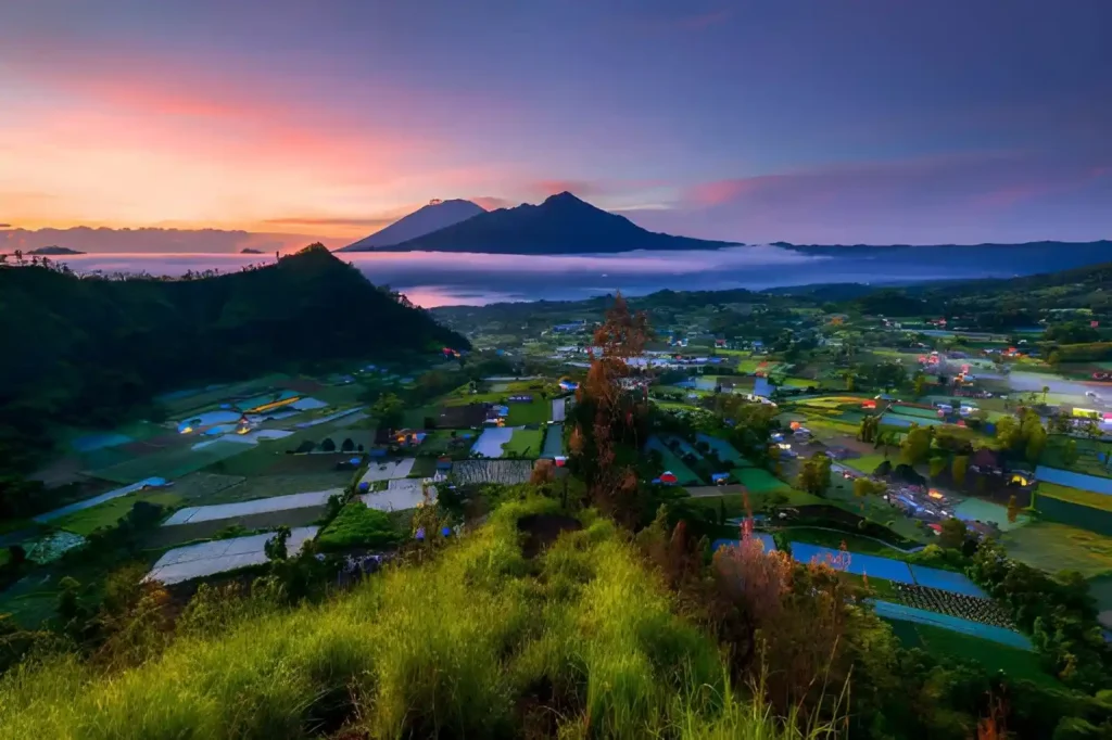 Kintamani sunset and sunrise